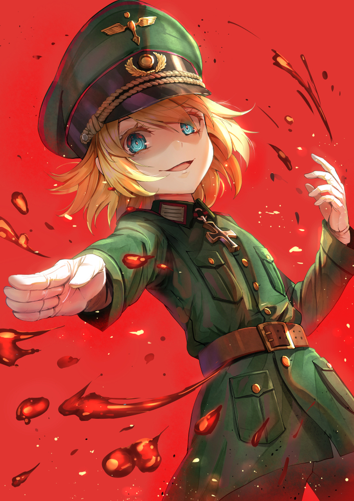 幼女戦記の軍服について 下記のイラストは原作だと思うのですが この軍服はド Yahoo 知恵袋