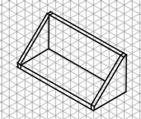 夏休みの課題で等角図が出たのですが 横900 幅0 Yahoo 知恵袋