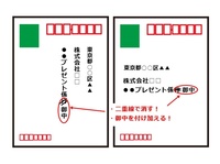 応募 はがき 書き方 御中