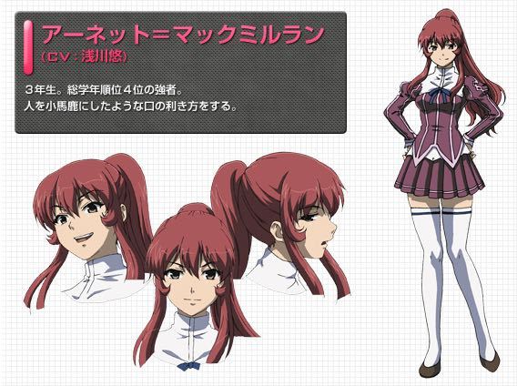 釣り目で赤髪でポニーテールの女性キャラはいますか？ただし佐倉