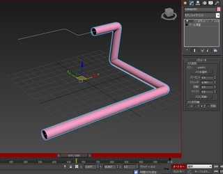 3dでパイプの押し出しアニメーションを作成する方法maya 3d Yahoo 知恵袋