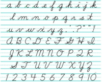 ローマ字の筆記体の書き方を教えてください ローマ字筆記体フォントです Yahoo 知恵袋