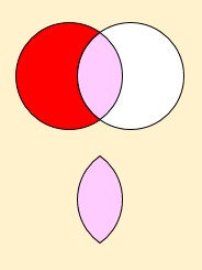 Excelかwordで 図形の と を半分くらい重ねた形にして 真 Yahoo 知恵袋