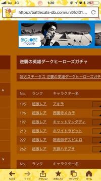 にゃんこ大戦争にレアガチャの超激レアキャラ対応表について ぜひ教えて Yahoo 知恵袋