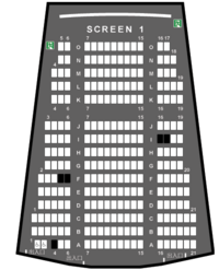 Tohoシネマズソラリア館のスクリーン1の座席表はなんと調べたら出てきますか Yahoo 知恵袋