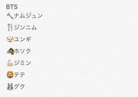 ばんたんのメンバーを顔文字で表すとどういうふうになりますか 例 G Yahoo 知恵袋