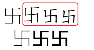 卍 まんじ は漢字だから書き順がありますが 逆卍は文字ではないから書 Yahoo 知恵袋