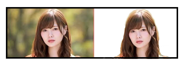 プリクラの画像背景をピンクや黄色から白に変えることはできますか 
