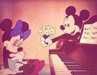 ミッキーとミニーの画像を探しています 白黒の画像 イラスト で Yahoo 知恵袋