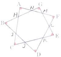 星形の図形の角度の和が苦手なので 教えてほしいです 中学数学 Yahoo 知恵袋