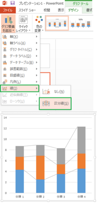 パワーポイントの中にエクセルからのグラフが入っていて 棒グラフをつ Yahoo 知恵袋