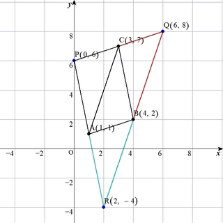 平行四辺形の3つの頂点がa 1 1 B 4 2 C 3 7 のとき 第4の頂点 Yahoo 知恵袋