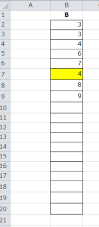 昇順で並んでいる数字 間違い探し B列に昇順で以下のように数字が並んでいます Yahoo 知恵袋