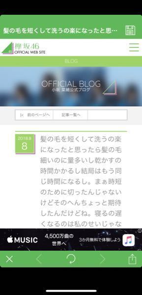 至急です 欅坂46のブログを保存したいのですが この写真のよう Yahoo 知恵袋