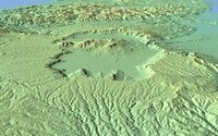カルデラとは 火山が噴出して山頂部分が凹むことと ウィキに書いて Yahoo 知恵袋