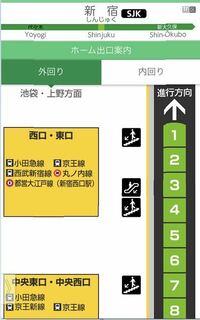山手線経由で新宿駅のルミネエスト新宿に行く場合の徒歩での行き方詳しく教えてく Yahoo 知恵袋