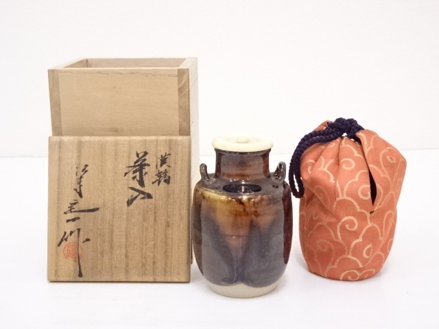 茶道具の質問です。読み方がわかる方お願い致します。 - 「漢鶴