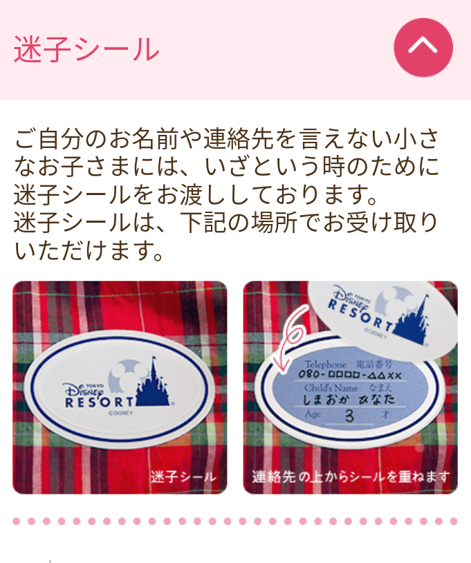 幼児の迷子対策どうしてますか 3歳5ヶ月の子供と初ディズニーに行きます 基本 Yahoo 知恵袋