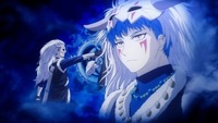 男のアニメキャラで、青髪、仮面を頭に付けてる、キャラって誰