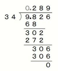 割り算の筆算について9 6 34がなぜ0 2になるのか分かりません 答 Yahoo 知恵袋