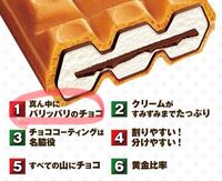 チョコモナカジャンボ買ったら中にチョコレートで出来た板のような物が混入してまし Yahoo 知恵袋