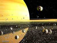 土星の輪の厚さはどのくらいですか あと 土星の輪の上に立つことはできますか Yahoo 知恵袋