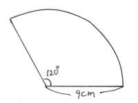 半径9cm 中心角1 の扇形の弧の長さと面積を求めましょう と Yahoo 知恵袋