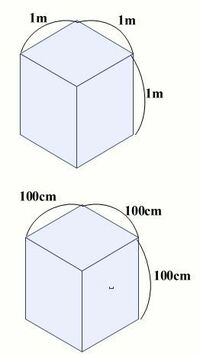 1立方メートルは立方センチメートルだといくらですか Yahoo 知恵袋