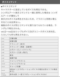 Pso2のボイスについて教えてください Vo10って 公式だと特別なア Yahoo 知恵袋