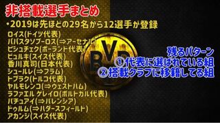 ウイイレアプリ19に搭載されているドルトムントの選手全員教え Yahoo 知恵袋