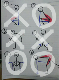 スクワットしてたら腰の後ろの背骨あたりが痛くなるのですが そうならないようにで Yahoo 知恵袋