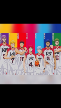 黒子のバスケ チームキセキの世代赤司 紫原 緑間 青峰 黄瀬 ベンチ Yahoo 知恵袋