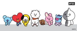 Bt21のキャラクターの名前の読み方と どのメンバーのキャラクターかを教え Yahoo 知恵袋