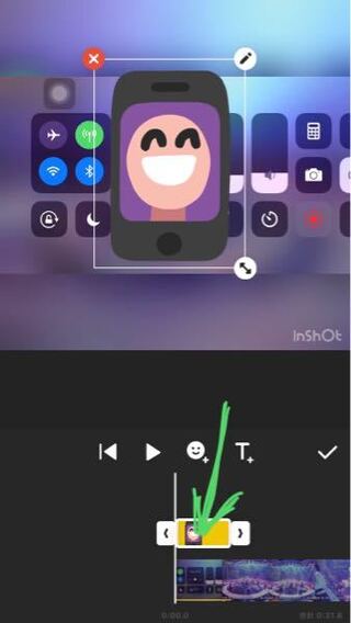Inshotという編集アプリで動画内で画像を貼り付けようと思っても Yahoo 知恵袋