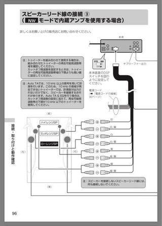 カーオーディオスピーカー線 透明なコードは色付きがプラス配線でよろし Yahoo 知恵袋