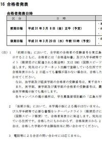 広島大学の合否発表って何時からですか 前期日程は12 00 後期日程は1 Yahoo 知恵袋