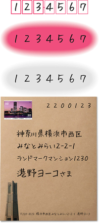 郵便番号書く四角が無い封筒って自分で四角を書いてその中に数字書くんですか Yahoo 知恵袋