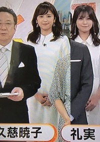 めざましテレビの会社員の堤礼実アナと久慈暁子アナの顔の違いは Yahoo 知恵袋