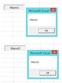 Excelvbaでご質問です Macro1とmacro2を交互に実行出来るよう Yahoo 知恵袋