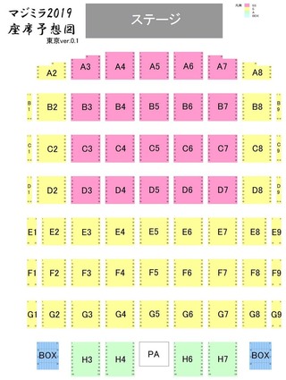 マジカルミライ19座席表について マジカルミライ18に Yahoo 知恵袋