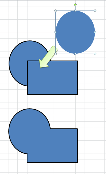 Excel エクセル にて 図形の結合をしたく探していたのですが ま Yahoo 知恵袋