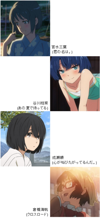天気の子の陽菜と三葉どちらが好きですか 自分は陽菜さん全て Yahoo 知恵袋