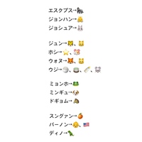 セブチの絵文字 教えてください メンバーごとの Yahoo 知恵袋