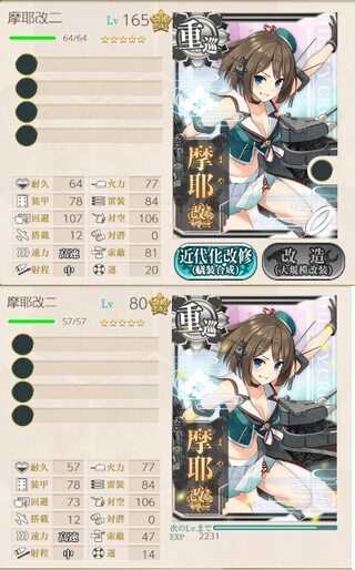 艦これについてです 近代化改修出来る火力 雷装 対空 装甲以外のステー Yahoo 知恵袋