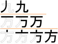 漢字です 万の書き順って変わったんですか 小学校で習ったときは 方はノ Yahoo 知恵袋