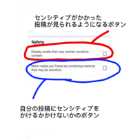 Twitterでの質問です センシティブを解除するため設定を開いたら以下の様な Yahoo 知恵袋
