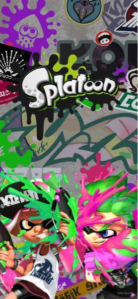 スプラトゥーン2でアミーボを使うと撮れる写真を待ち受け画面にし Yahoo 知恵袋