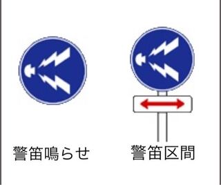 車校の問題です 教えて下さい 警笛鳴らせ の標識がある場所では Yahoo 知恵袋