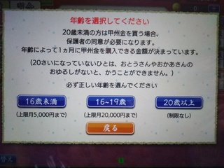 刀剣乱舞の課金についてです 始めた当初は16歳未満だったの Yahoo 知恵袋