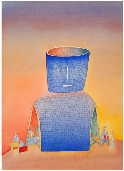 中学の美術の時間に教科書の載っている絵を参考に描いたものなのですが